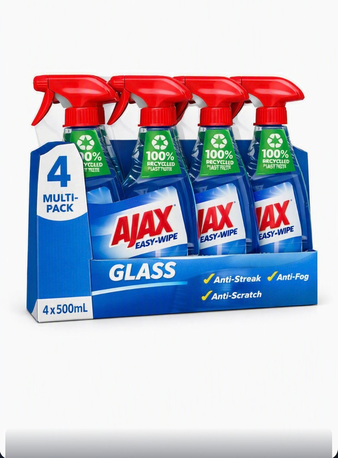Ajax Glass Spray 4x 500ML