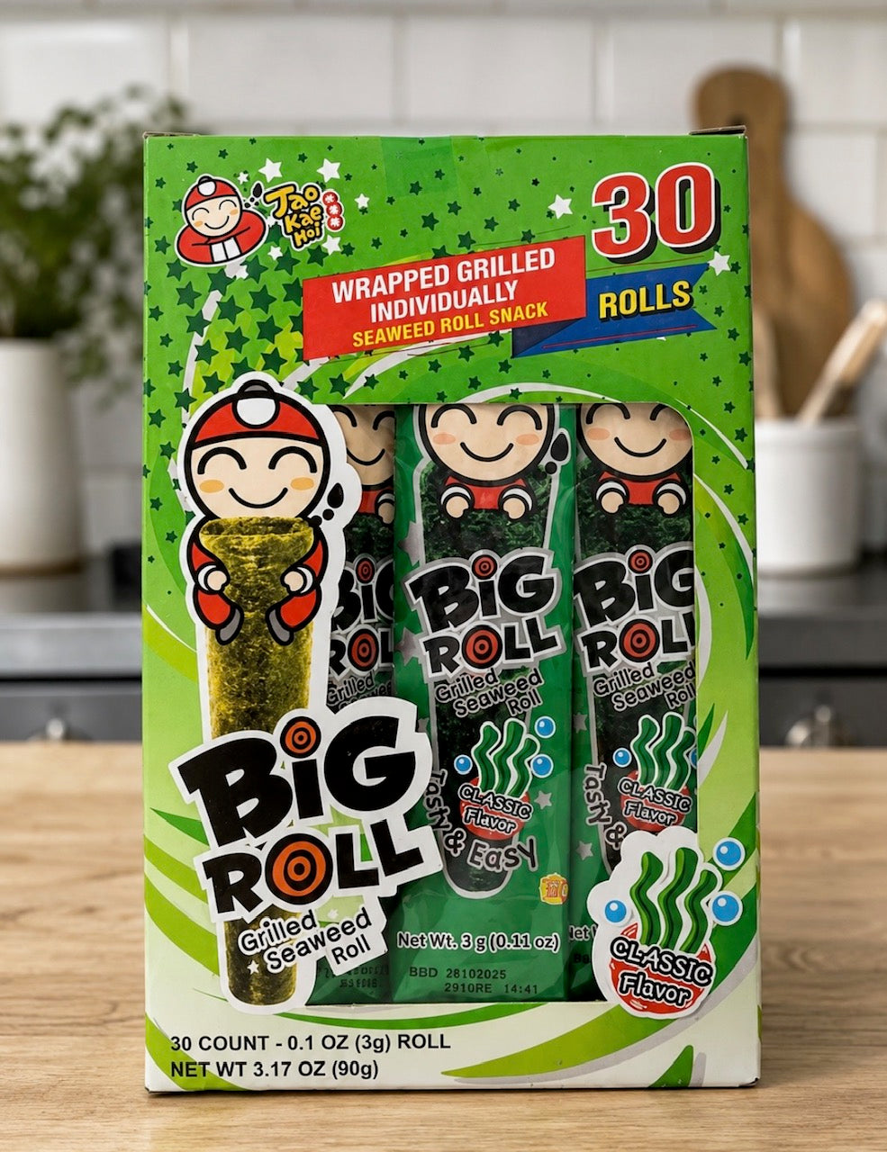 Big Roll Grilled Seaweed 30rolls