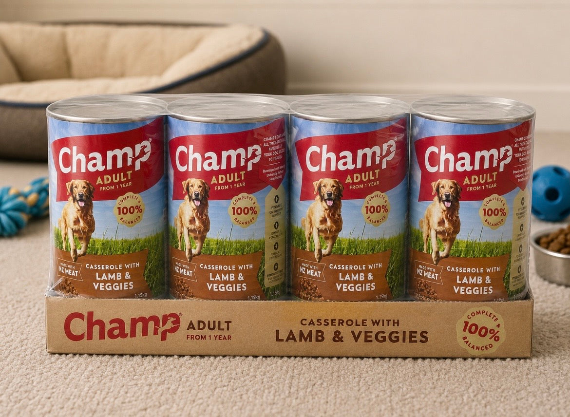 Champ Casserole Lamb & Veg Adult 12x1.15kg