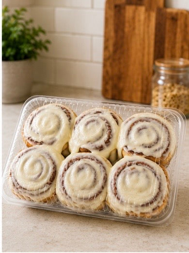 Cinnamon Scrolls with Cream Cheese Icing 8pk