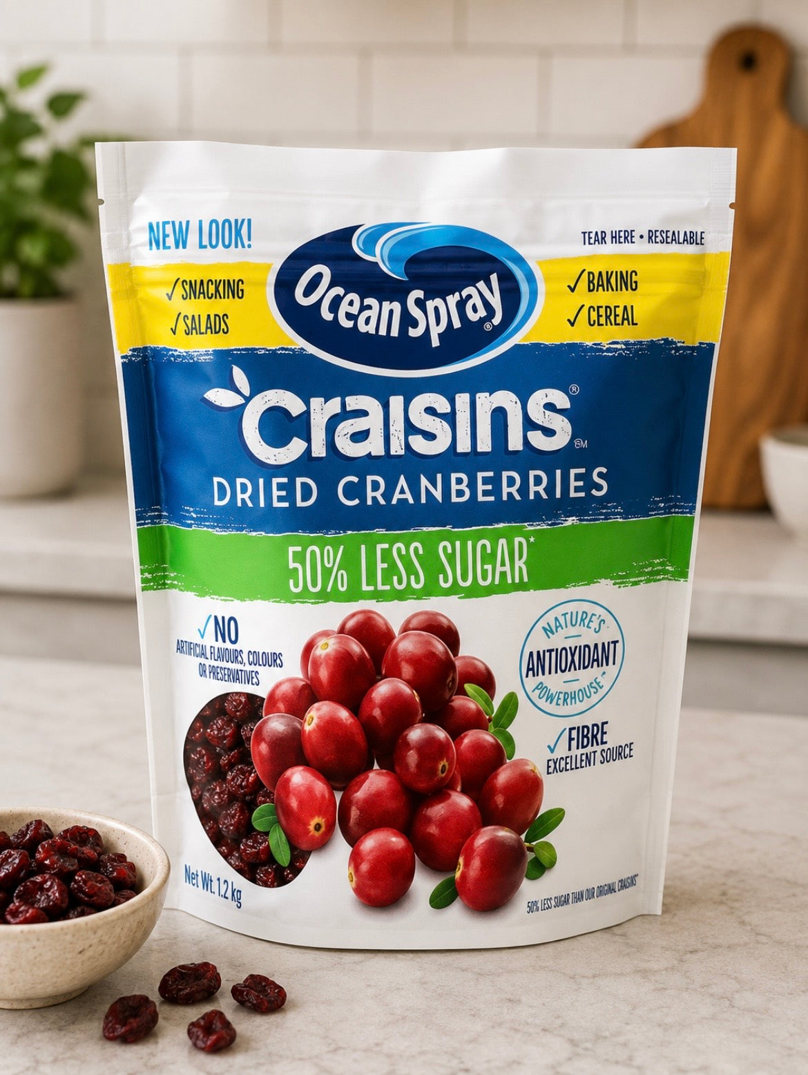 Crasins Reduced Sugar 1.2kg