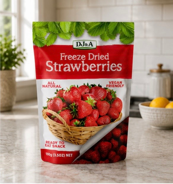 DJ&A Dried Strawberries 100g