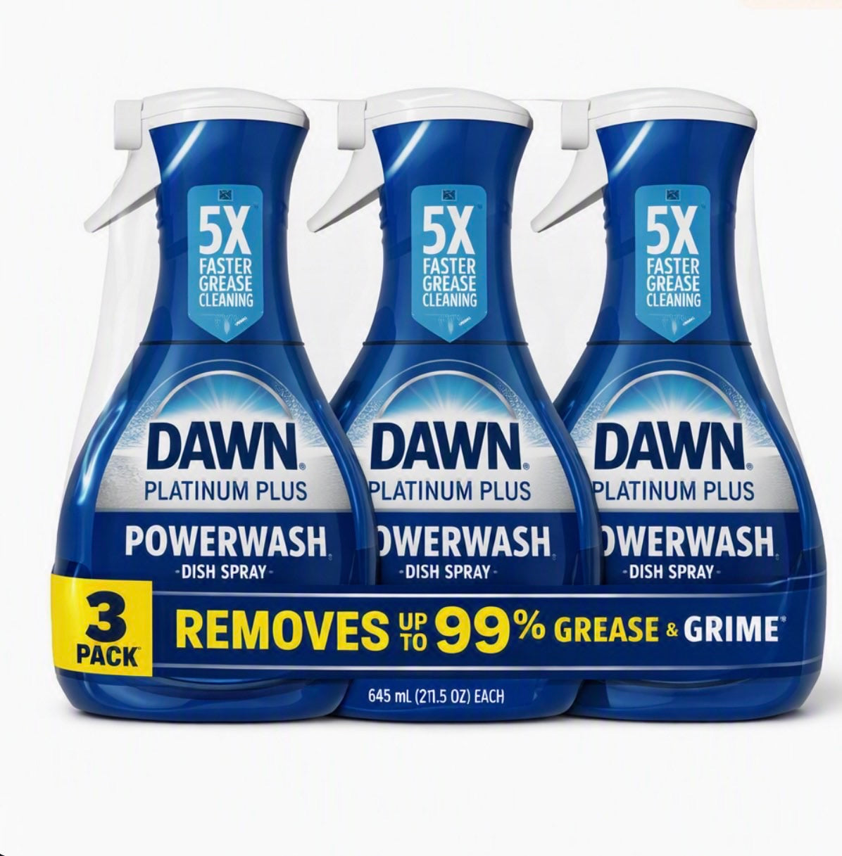Dawn Platinum Plus Powerwash 3x 635 ML
