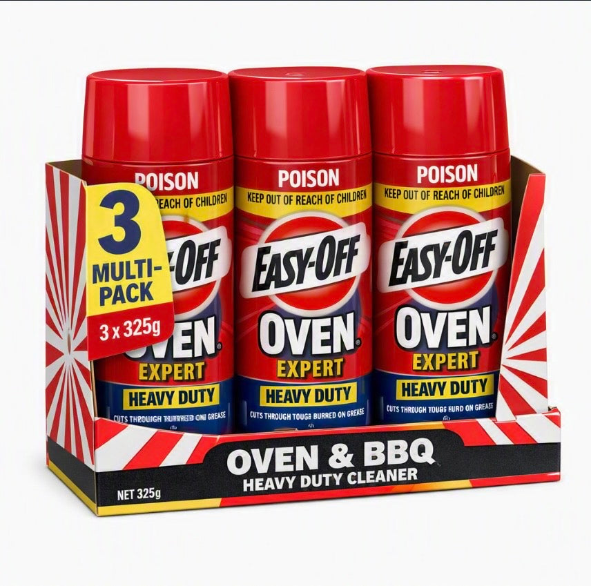 Easy Off Oven & BBQ Cleaner 3x325g
