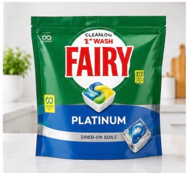 Fairy Platinum Dishwasher Capsules 113pk