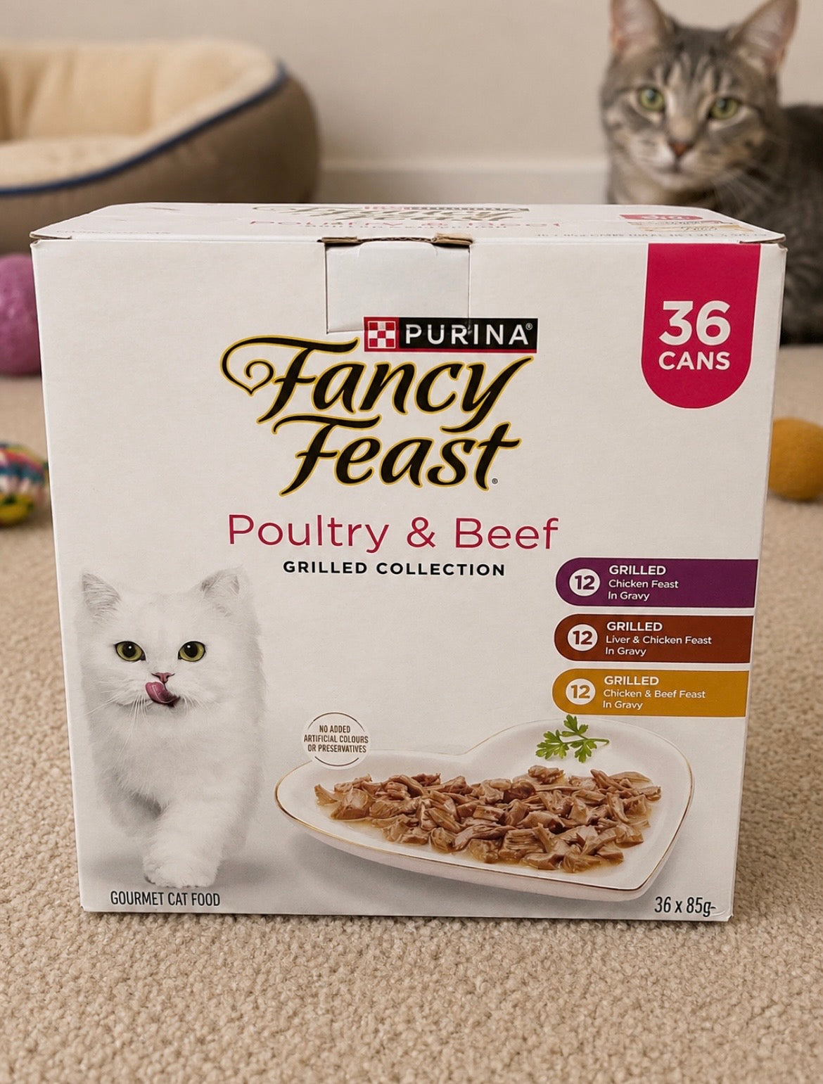 Fancy Feast Poultry Beef Grilled 36x85g
