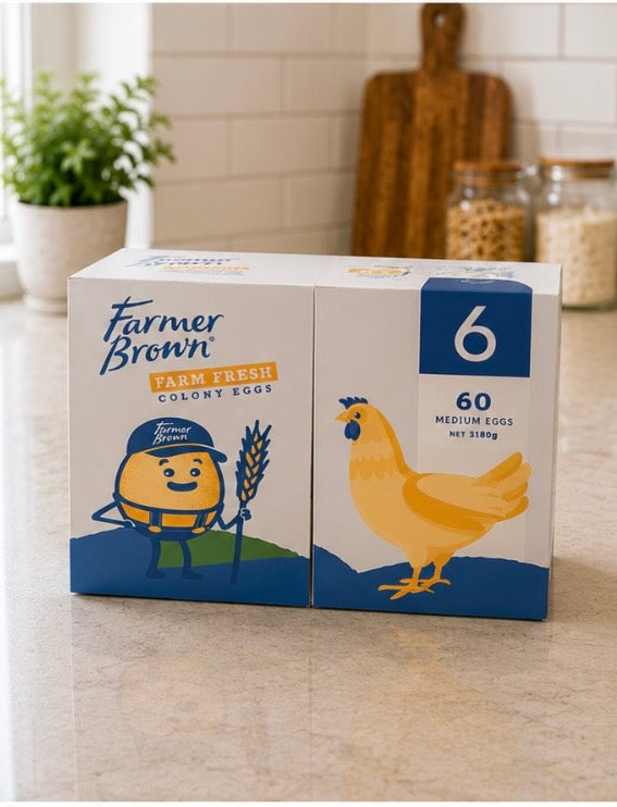 Farmer Brown Cage Free 60pk Eggs