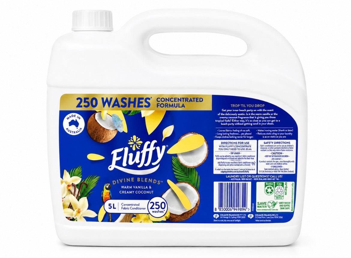 Fluffy Divine Blends Fabric Softener 5L