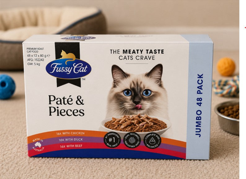 Fussy Cat Pate & Pieces 48x80g