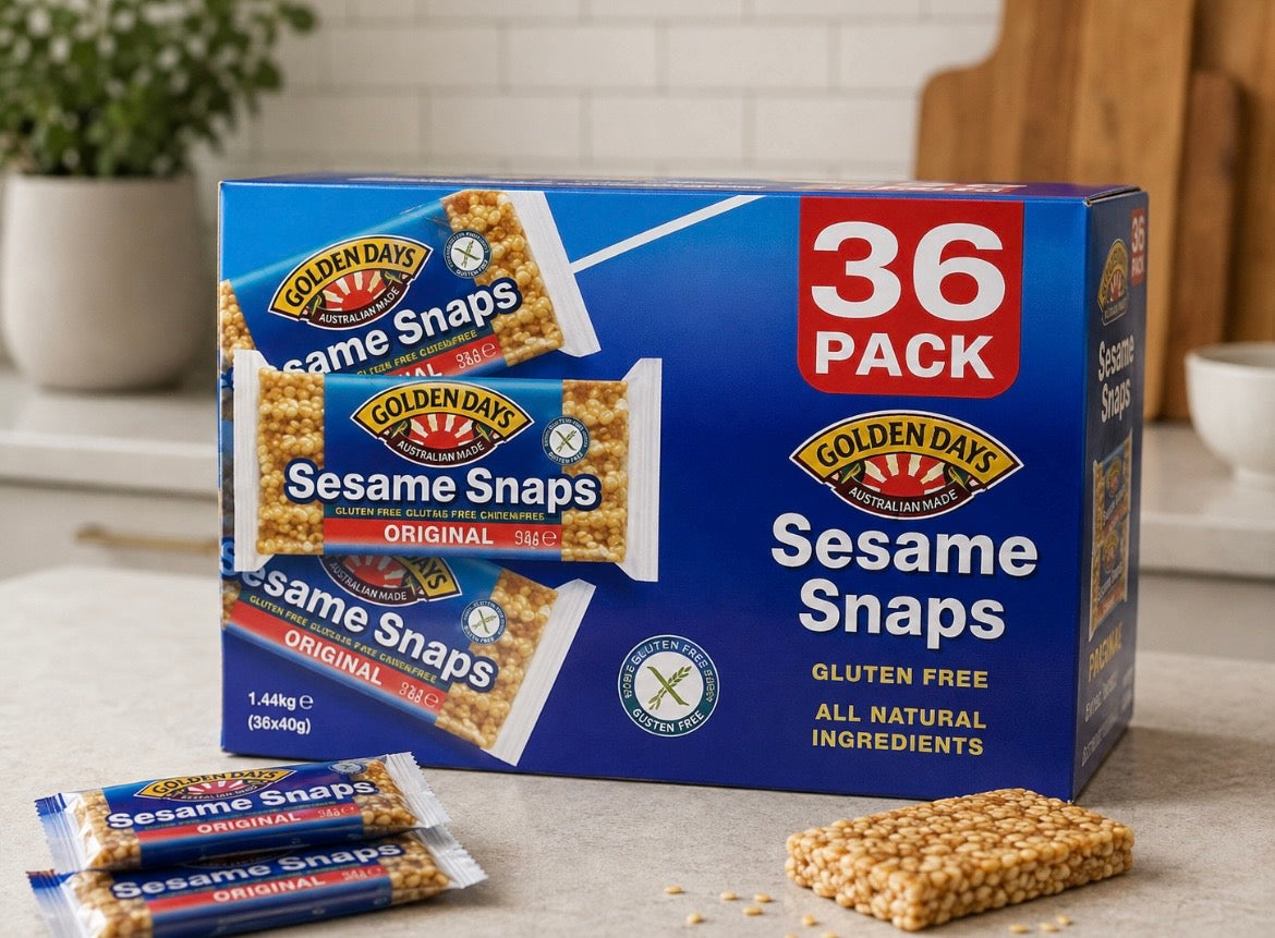 Golden Days Sesame Snaps 36pk
