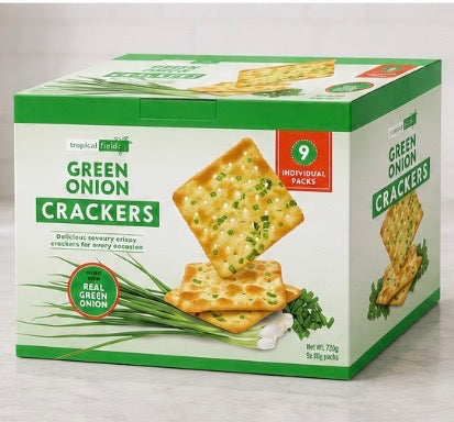 Green Onion Crackers 9x80g