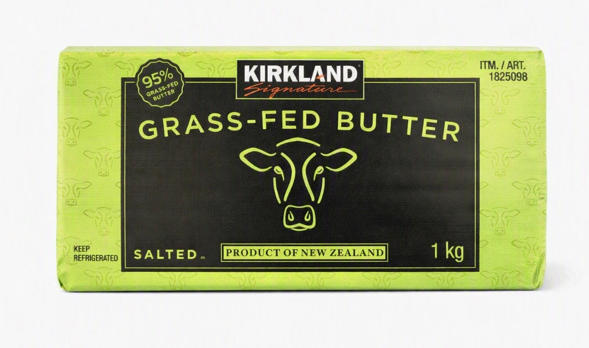 Kirkland Signature Grass-Fed Salted Butter 1kg