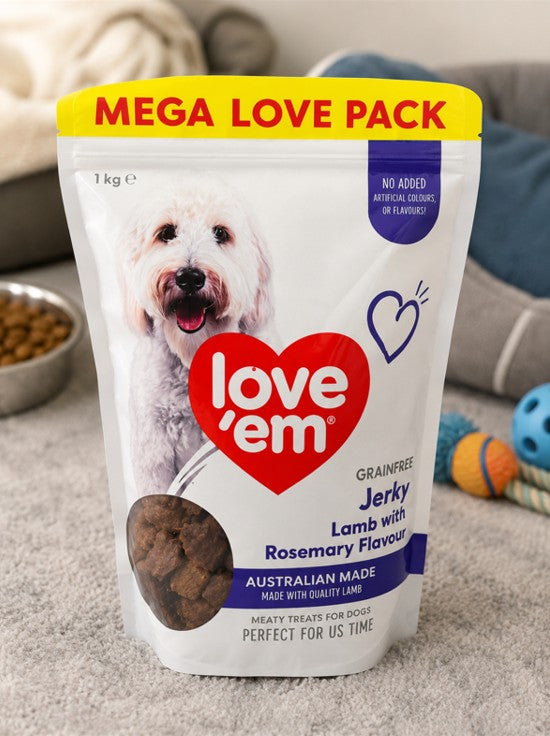 Love 'em Grain Free Lamb Jerky