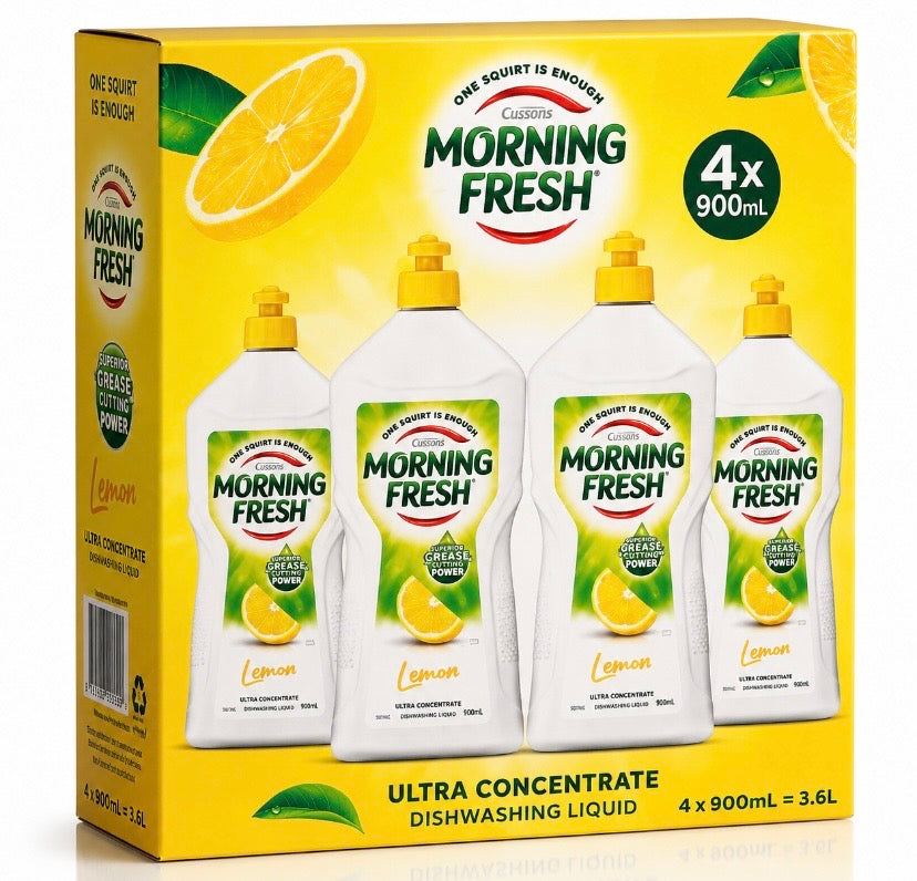 Morning Fresh Dishwashing Liquid 4 x 900ml