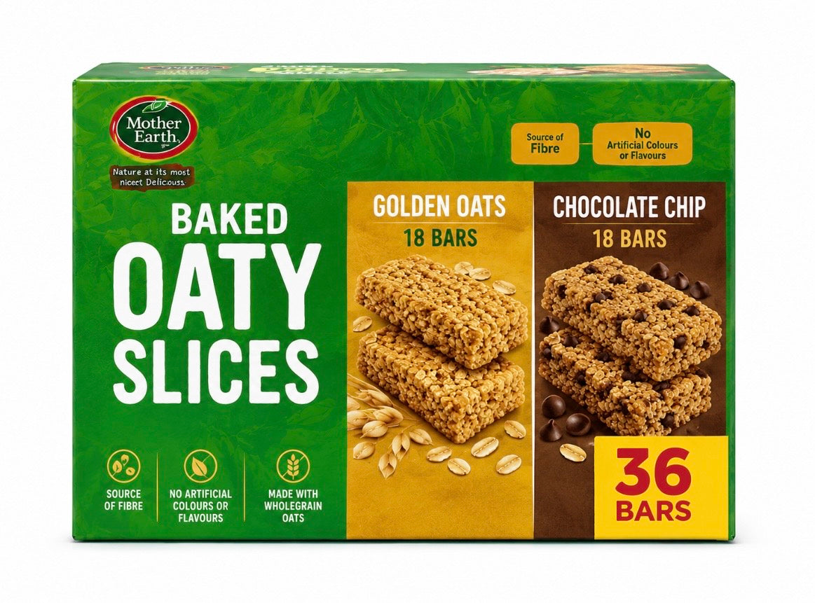 Mother Earth Oaty Slices 36 bars