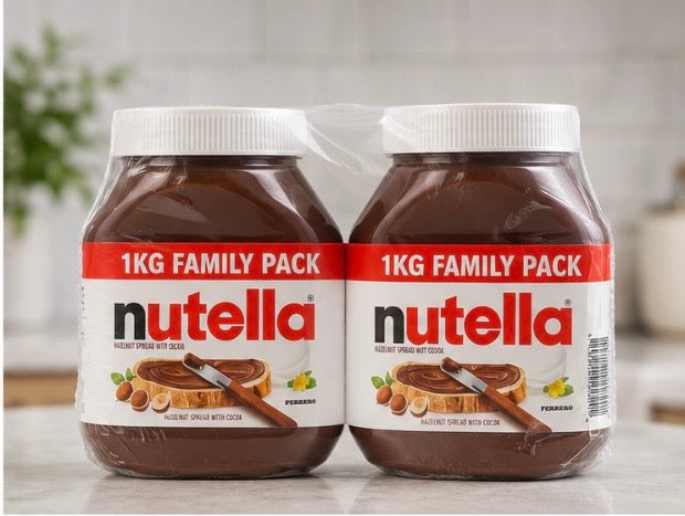 Nutella Hazelnut Spread 2x 1kg