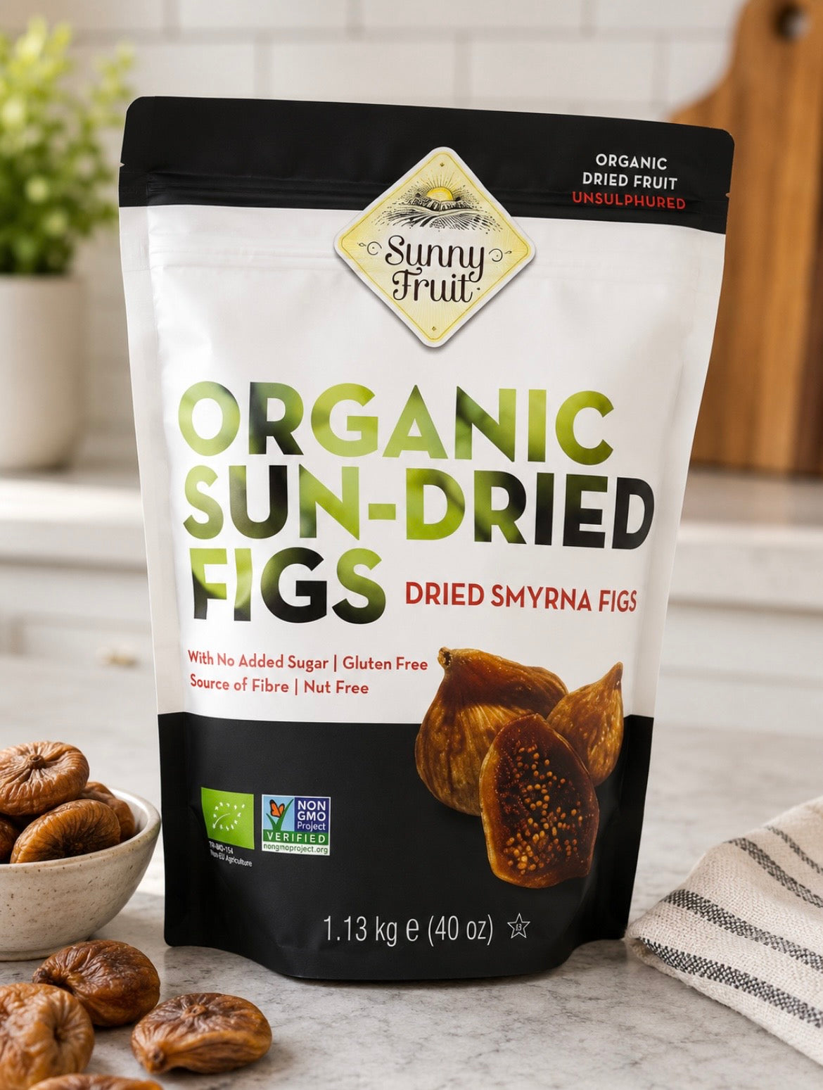 Organic Sun-Dried Figs 1.13kg