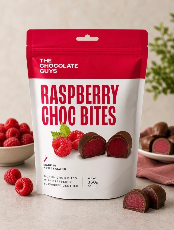 Raspberry Chocolate Bites 850g