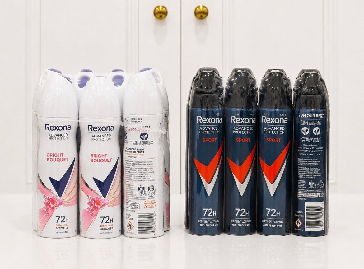 Rexona Men and Women Advanced Deodorant 6x220ml