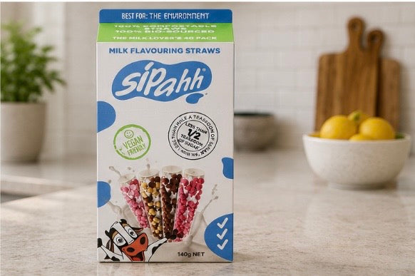Sipahh Milk Flavour Straws 40pk