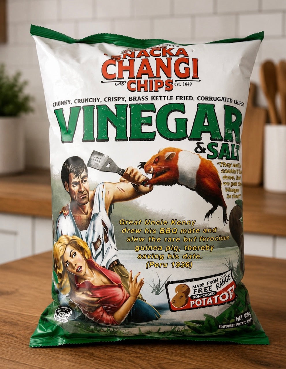 Snackachangi Vinegar & Salt 400g
