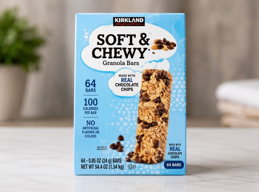 Soft & Chewy Granola Bars 64 bars