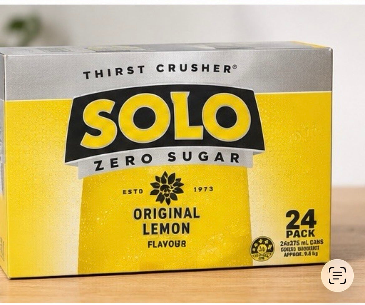 Solo Zero Sugar 24pk