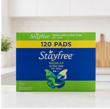 Stayfree Regular Ultra Thin with Wings 120pk