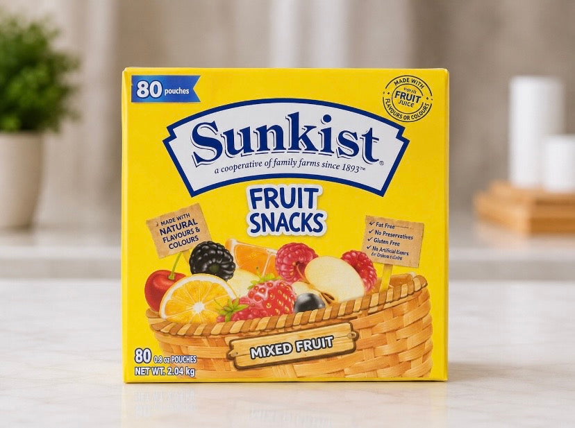 Sunkist Fruit Snacks 80pk