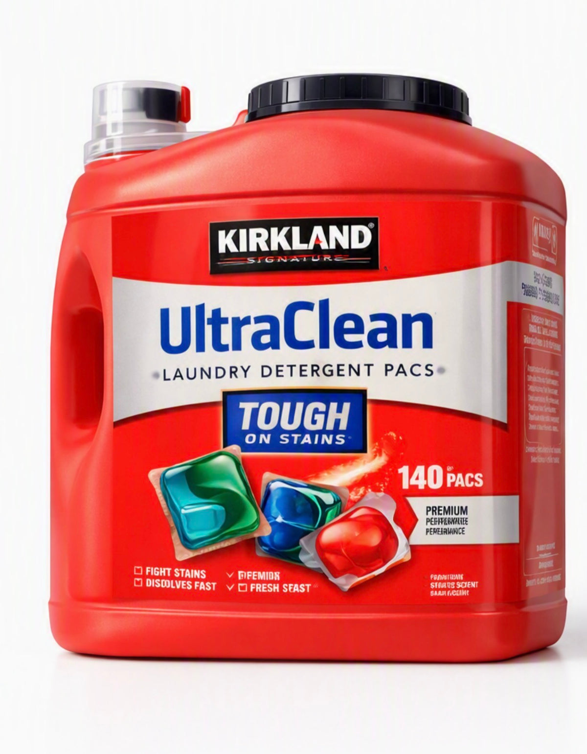 Ultra Clean Laundry Detergent Pacs 140CT