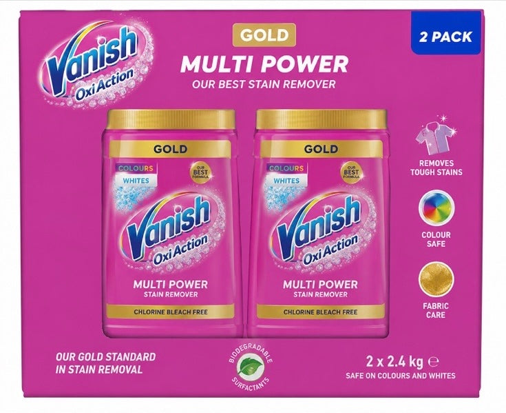 Vanish Napisan Gold Stain Remover 2x 2kg